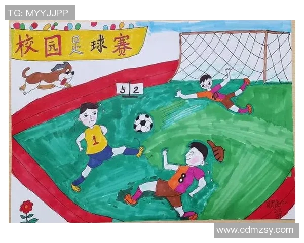 足球世界的卡通形象展现了激情与梦想的完美结合